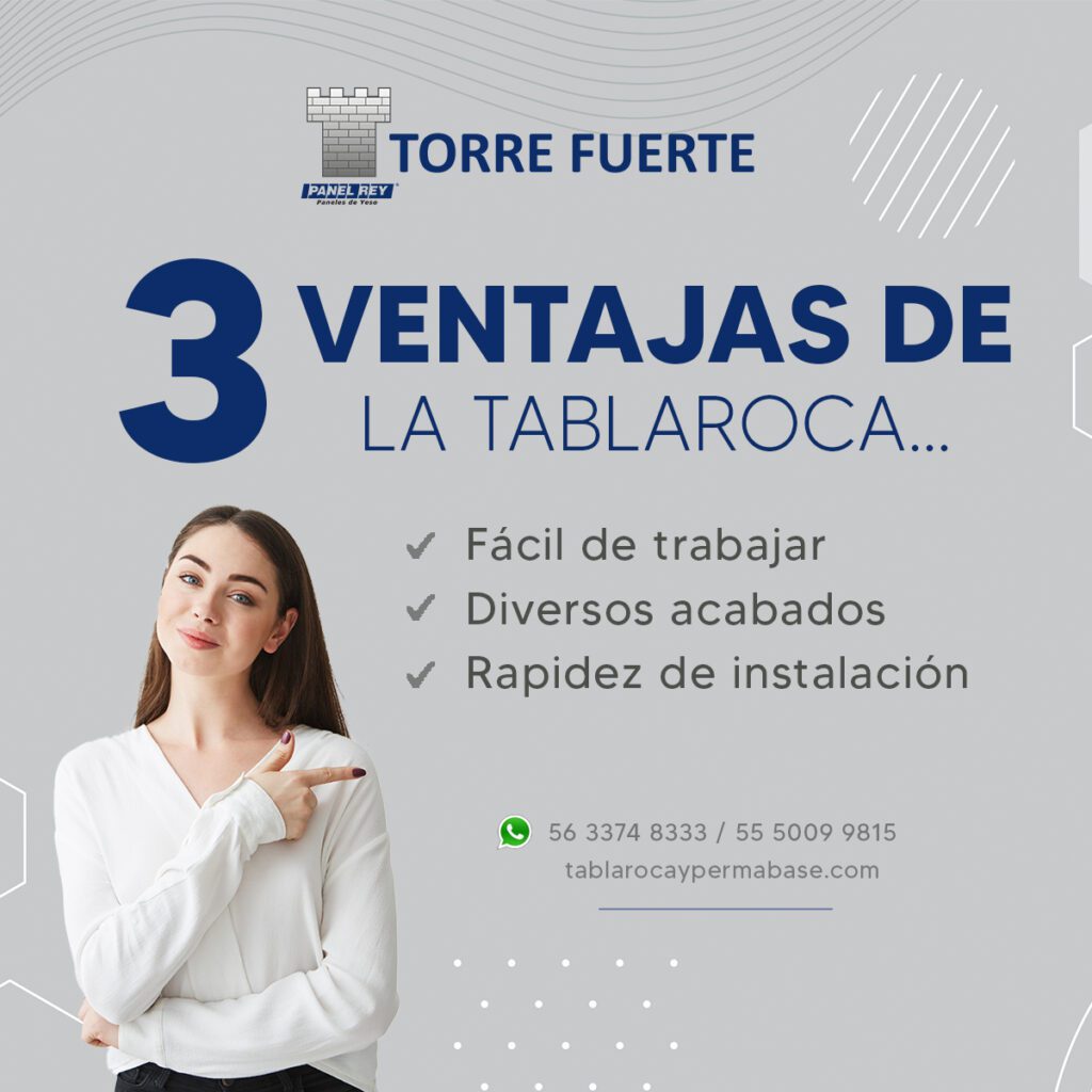 3 VENTAJAS DE LA TABLAROCA jpg