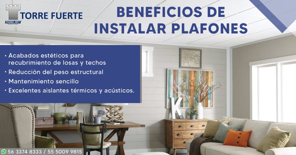 BENEFICIOS DE INSTALAR PLAFONES jpg