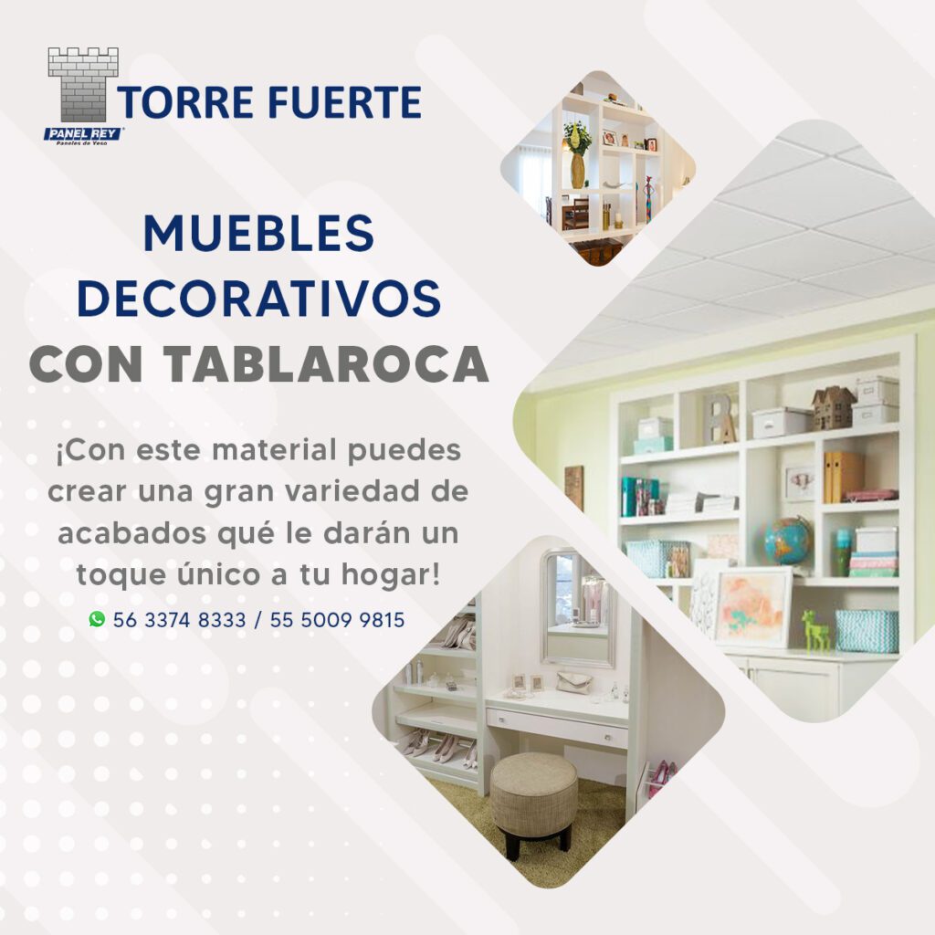 MUEBLES DECORATIVOS CON TABLAROCA jpgg